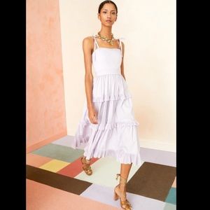 NWT Ulla Johnson Lune Cotton Poplin Dress 8